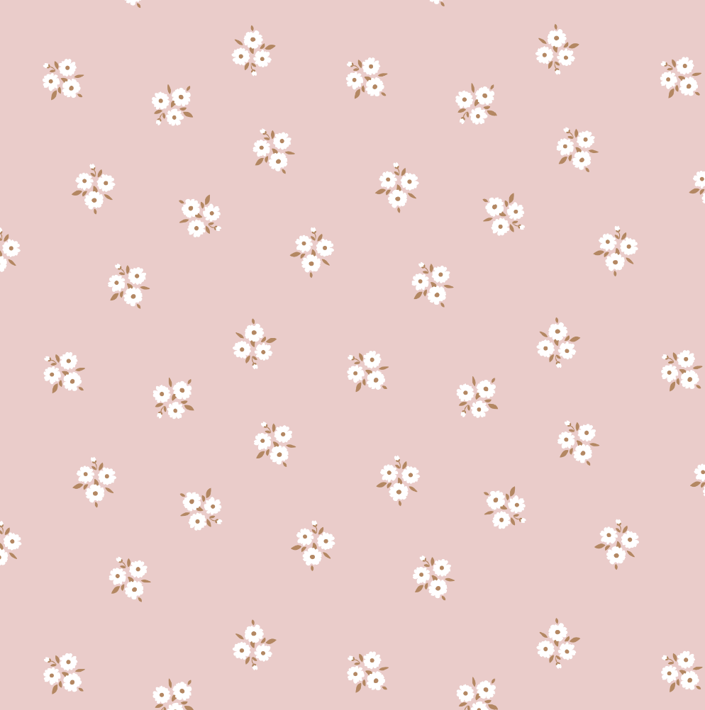 Cama Kura Flores blancas/beige