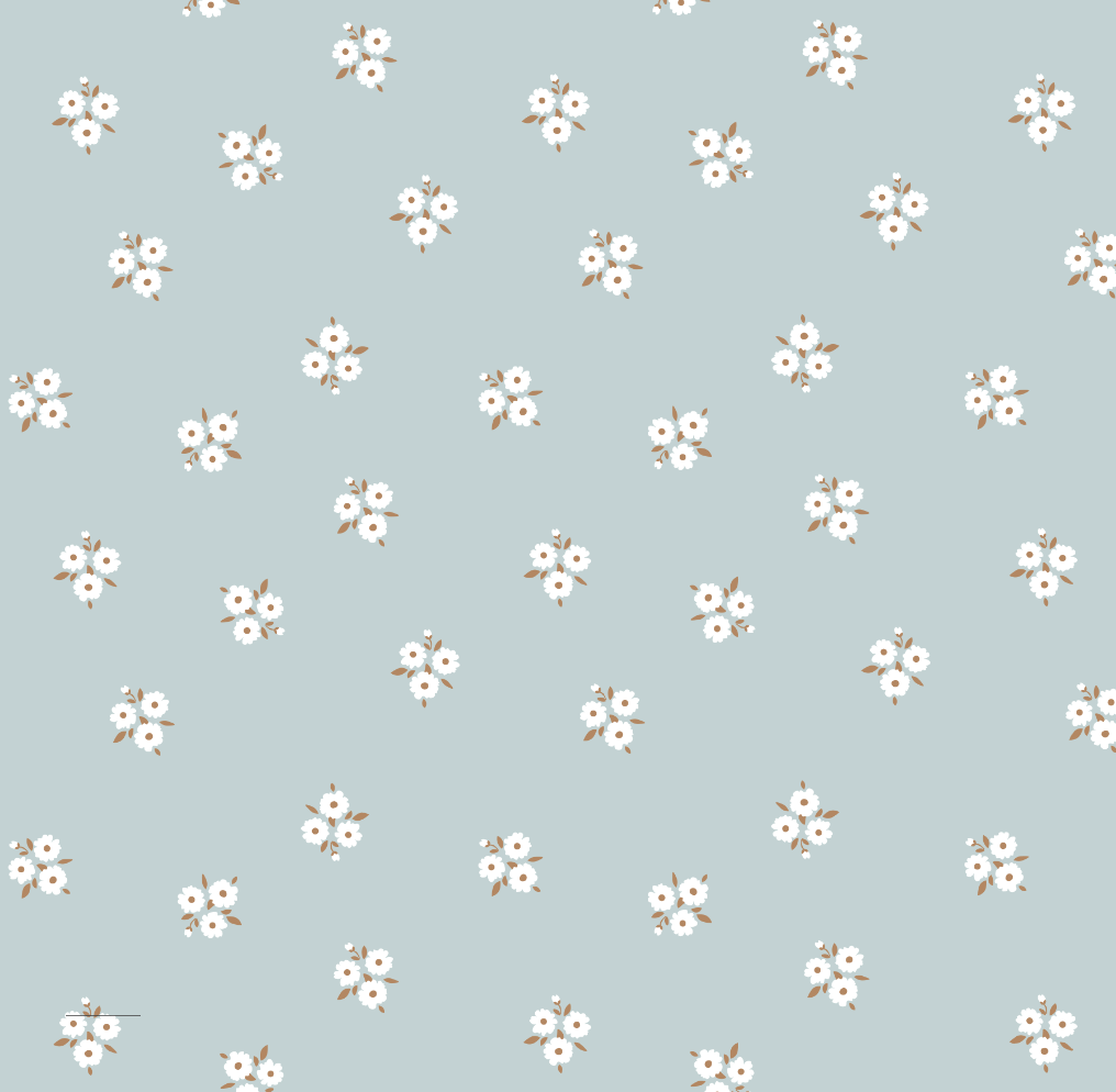 Cama Kura Flores blancas/beige