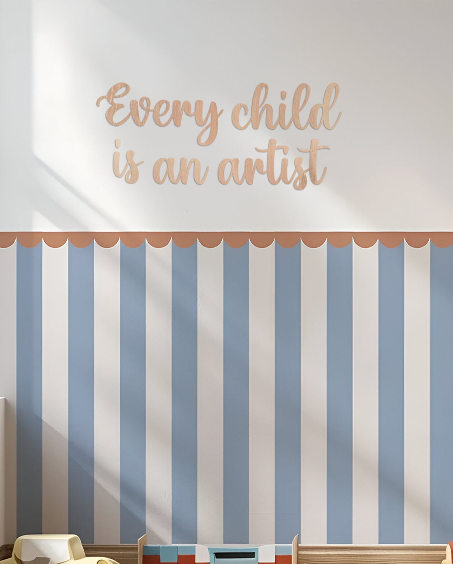 Frase "Every child is an artist"