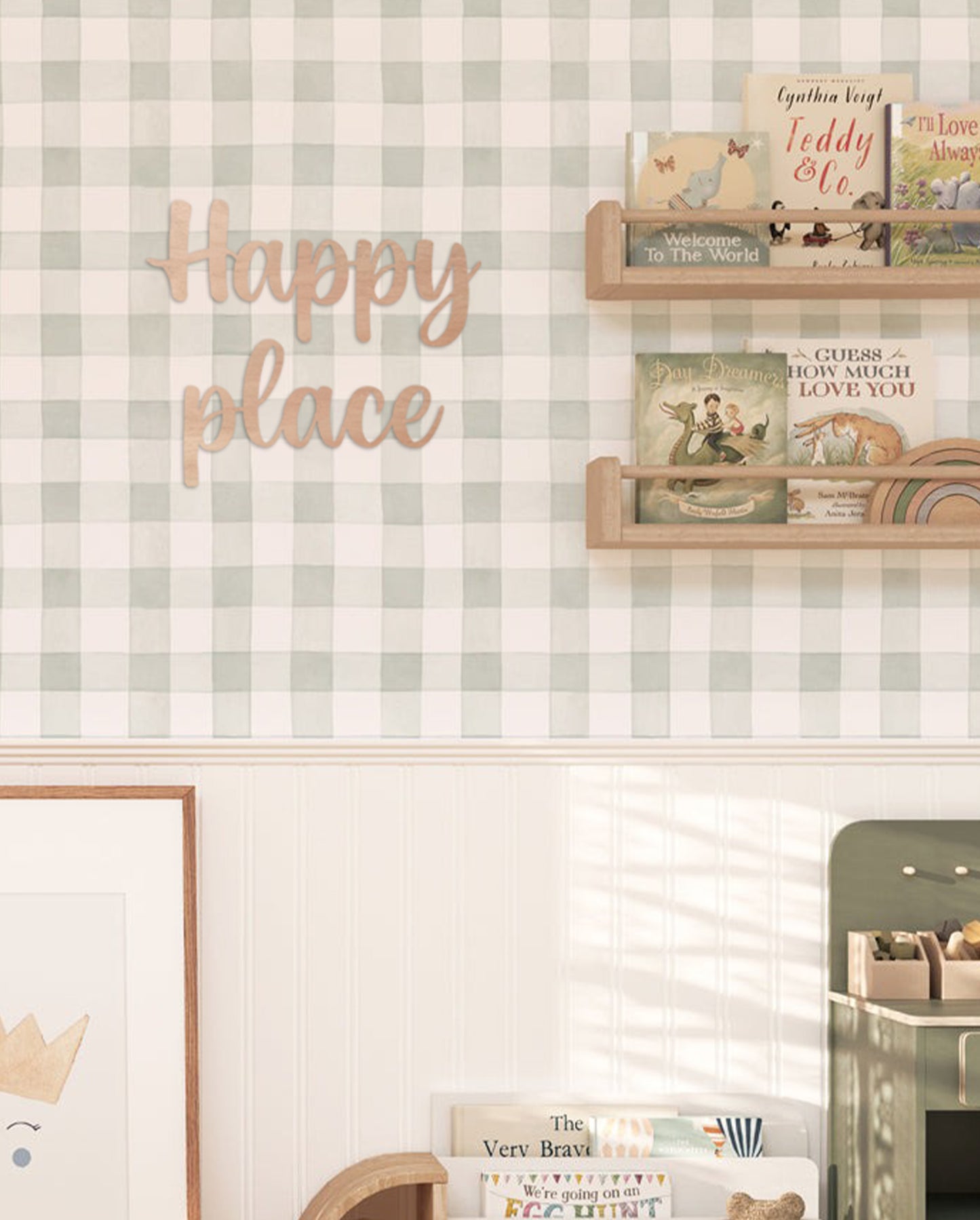 Frase "Happy place"