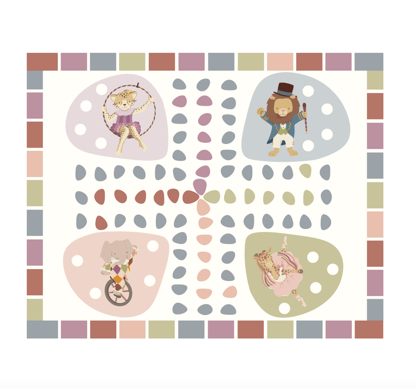Mesa Flisat ludo / damas
