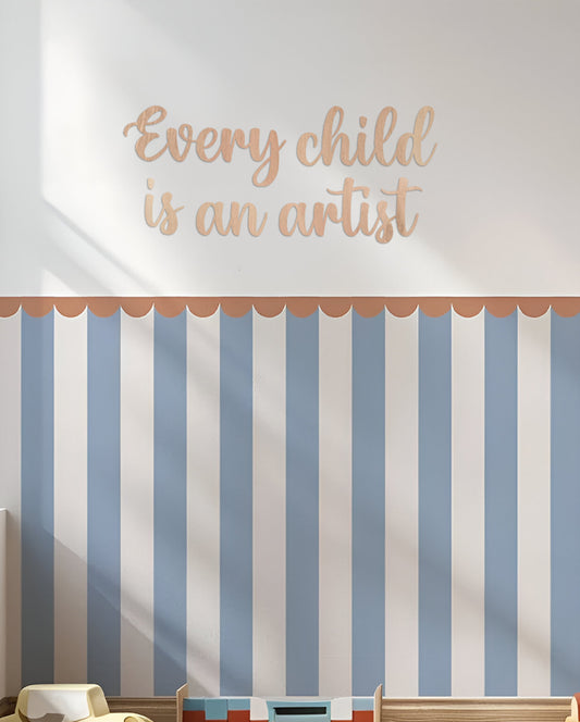 Frase "Every child is an artist"