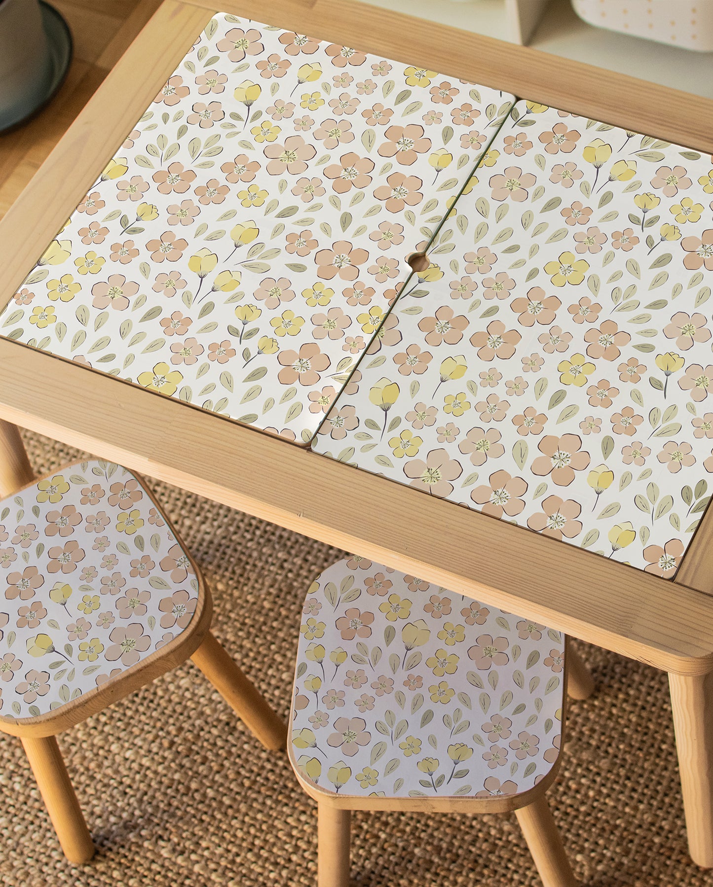 Mesa Flisat Flores Primaverales