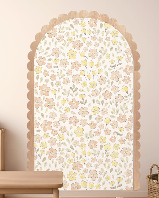 Arco Vinilo Flores Primaverales